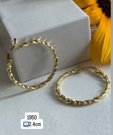 decije pidzame za devojcice: Earrings, For girls, color - Gold