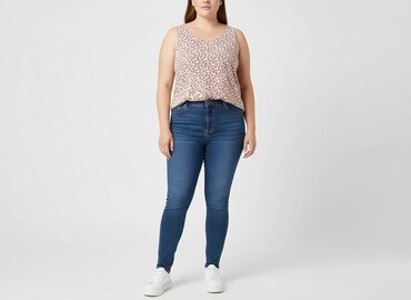 bluzka body plus size: Bluzka damska, rozmiar 4XL
