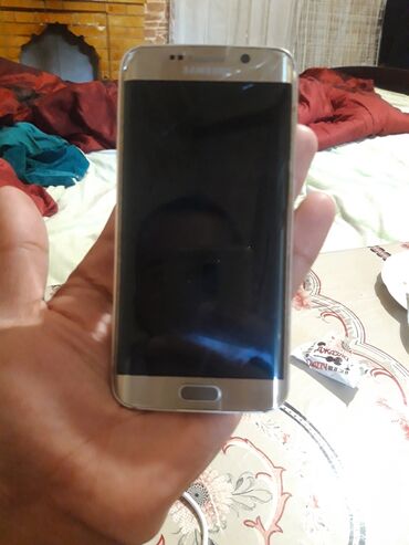 Mətbəx texnikası: Samsung Galaxy S6 Edge, rəng - Qızılı, Barmaq izi