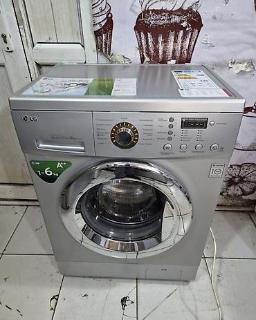 Paltaryuyan maşın LG, 6 kq, İşlənmiş, Avtomat, Qurutma var, Pulsuz çatdırılma, Ödənişli çatdırılma — 1