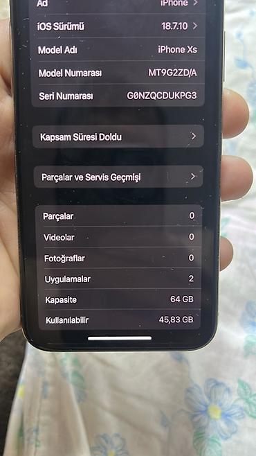 iphone xs 64: IPhone Xs, 64 GB, Qızılı — 3