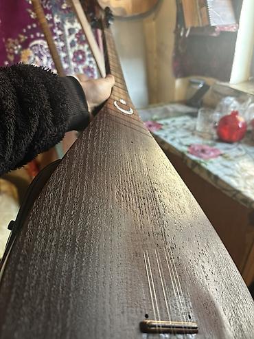 Digər musiqi alətləri: Elektro-çılqılı saz - Korpus: ağacdan hazırlanmış, tünd rəngli, yan — 12