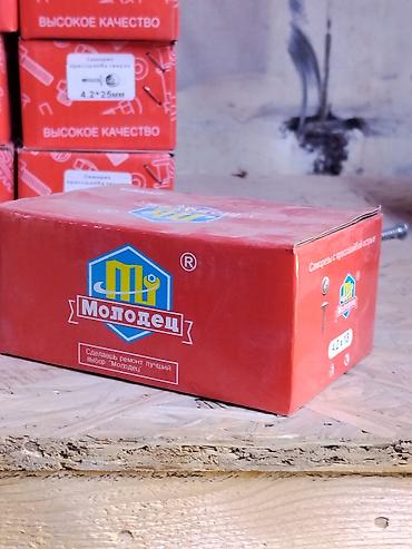 Саморезы «Молодец» с прессшайбой - Назначение: крепёж для at lalafo.kg Саморезы «Молодец» с прессшайбой - Назначение: крепёж для