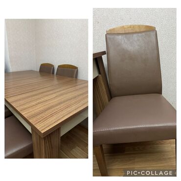 Стулья: Tecili Satlir 250 azn.Masa desti 6 stula .Unvan Nefciler G2