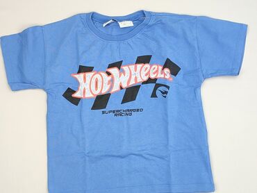 koszulka z pociągiem: T-shirt, Zara, 5-6 years, 110-116 cm, condition - Very good