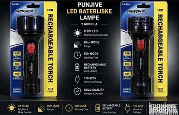 stocic forma ideale: Punjaiva LED noćna lampa / ručna baterijska lampa SHUNSHI (2 modela) — 3