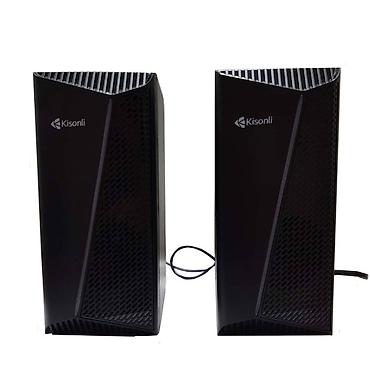 Колонки для ПК и ноутбуков: Компьютерные колонки 2.0 Kisonli X30, с питанием от USB это стильное и — 11