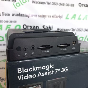 Digər foto və video aksesuarları: Blackmagic PRO 7*3G HD recorder. Məhsul xaricdən gəlmə maldır. Çox -da lalafo.az — 5 Digər foto və video aksesuarları: Blackmagic PRO 7*3G HD recorder. Məhsul xaricdən gəlmə maldır. Çox — 5
