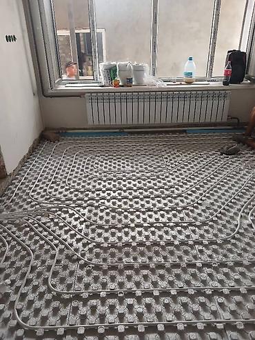 Установка отопительных систем: Отопление тёплый пол установка кылабыз любой сложности без насос газо — 7