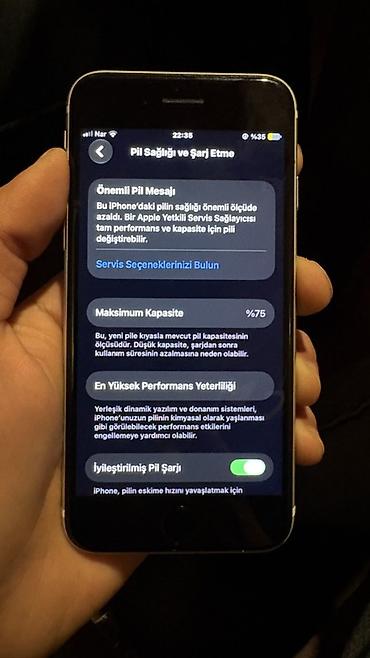 iphone se ekran: IPhone SE 2022, 64 GB, Ağ — 4