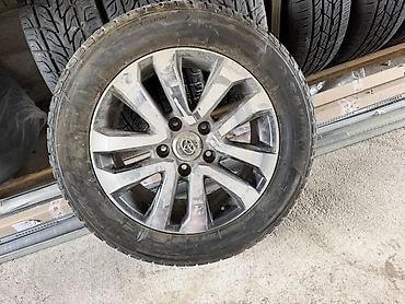 Оригинальное колесо Toyota в сборе: литой диск с шиной Sailun at lalafo.kg Оригинальное колесо Toyota в сборе: литой диск с шиной Sailun