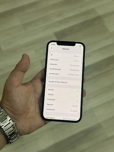 2.5mm kabel: IPhone 12 Pro, 128 GB, Pacific Blue, Face ID — 3
