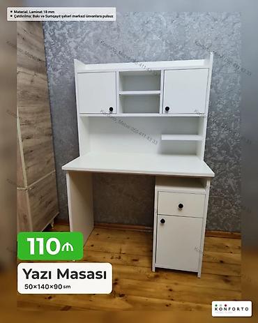 ucuz kasa: Düz masa, Stulsuz, Polkalı, Siyirməli, Sadə laminat — 1