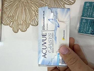 Жеке буюмдар: ACUVUE OASYS with HYDRACLEAR Plus — силикон‑гидрогелевые контактные — 1