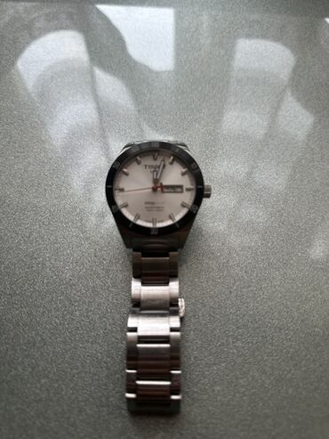 брендовые оригинальные часы: Классикалык сааттар саат, Tissot, Швейцария, Суу өткөрбөөчү, Эркектердики, Колдонулган