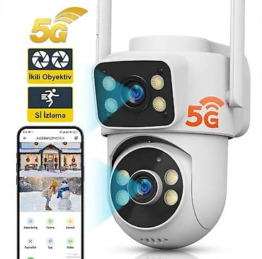 5G Wi‑Fi Açıq Hava Təhlükəsizlik Kamerası – İkili obyektiv, ağıllı — 2