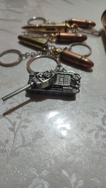 Брелоки: Брелок патрон АК-47 Брелок патрон пистолета Маузер Брелок патрон — 10