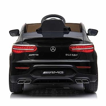 tn patika: Džip Mercedes‑Benz AMG GLC 63S Coupé – crni, dečiji licencirani — 5