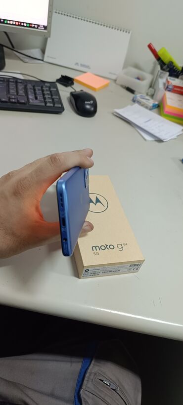 Motorola: Motorola Moto G54, 256 GB, bоја - Svetloplava, Sensory phone, Dual SIM, Face ID na lalafo.rs — 8 Motorola: Motorola Moto G54, 256 GB, bоја - Svetloplava, Sensory phone, Dual SIM, Face ID — 8