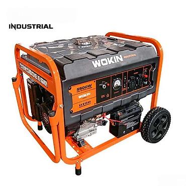 dizel generator: Generator "WOKIN 5500W"WOKIN ENDUSTRIYEL BENZINLI jenerator 5500W 🌟 — 1