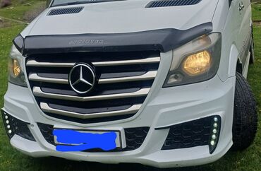 Транспорт: Передний Бампер Mercedes-Benz цвет - Белый, Оригинал