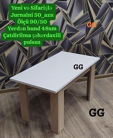 Sifarişlə ev mebeli: Düz masa, Açılmayan, Təkərsiz, Teksturalı laminat, Zəmanətsiz, Pulsuz quraşdırılma — 4