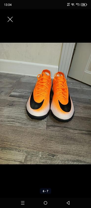 nike şalvar: Nike Mercurial Vapor – Narıncı/qara rəngli futbol butsisi (DİŞSİZ) — 6
