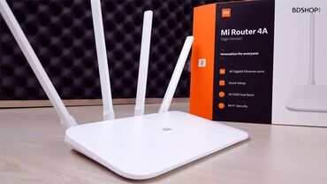 wifi tekrarlayıcı in Azərbaycan | MODEMLƏR VƏ ŞƏBƏKƏ AVADANLIQLARI: Xiaomi Mi Router 4A, cüt zolaqlı (2,4 GHz / 5 GHz) modula və 1167