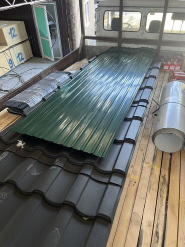 Металлочерепица: Металлочерепица Профнастил Пластиковые листы Балки, рейки, страпилы — 14