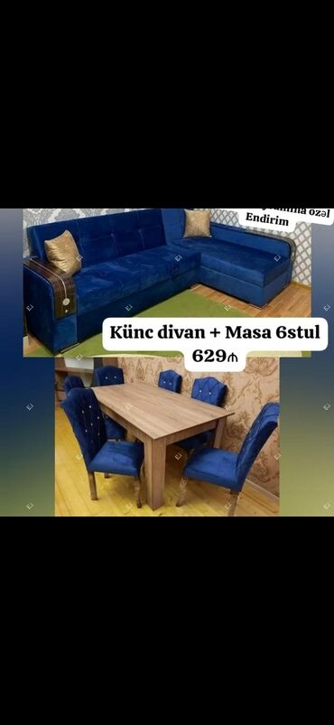 Sifarişlə divanlar: Künc divan, Parça, Bazalı, Açılan, Kitab — 21