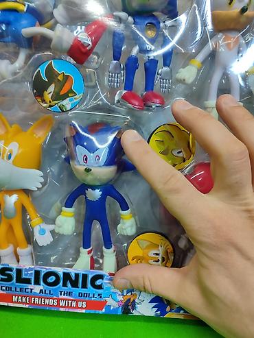 игрушки sonic: Соник персонажи набор игрушек в комплекте✨ Комплектация товара: 8 — 6