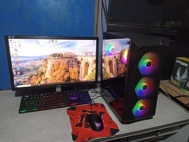 Настольные ПК и рабочие станции: Компьютер, ядер - 4, ОЗУ 16 ГБ, Игровой, Б/у, Intel Core i3, NVIDIA GeForce RTX 3050, SSD — 16