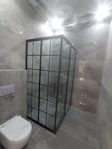 Loft üslubunda duş kabini - Çərçivə: mat qara alüminium/profil lalafo.az -da Loft üslubunda duş kabini - Çərçivə: mat qara alüminium/profil