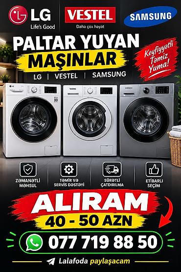 lig tv iptv: Paltar yuyan maşınlar – LG, Vestel, Samsung - Keyfiyyətli və təmiz — 1
