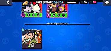 Video oyunlar və konsollar: Brawl Stars hesabı – zəngin kostyum kataloqu ilə Xüsusiyyətlər: - — 8