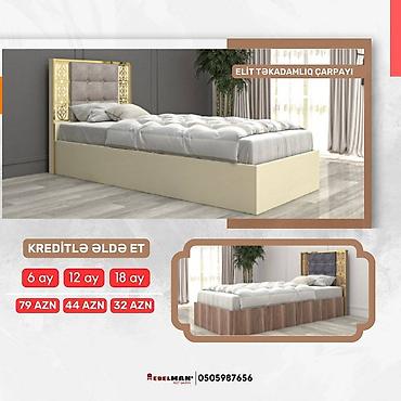 Çarpayılar: Yeni, Təknəfərlik çarpayı, Bazasız, Matras ilə, Siyirməsiz, Azərbaycan — 7
