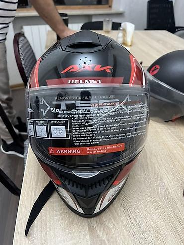 moto sport: MAX Helmet – Tam üzlü motosiklet dəbilqəsi * Rəng və dizayn: Qara — 3