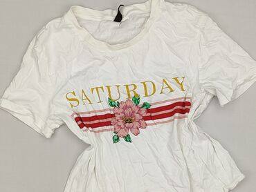 miu miu t shirty: H&M, T-shirt damski, rozmiar S