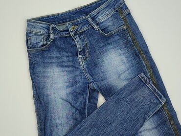 jeansy damskie z poszarpanymi nogawkami: Jeans for women, size M