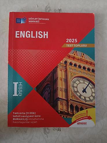 Testlər: İngilis dili Testlər 11-ci sinif, DİM, 1-ci hissə — 1