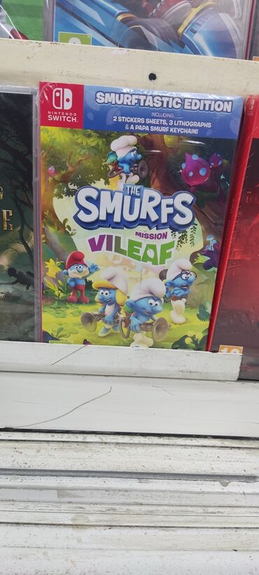smurfs: Nintendo switch üçün the smurfs mission vileaf oyun diski. Tam