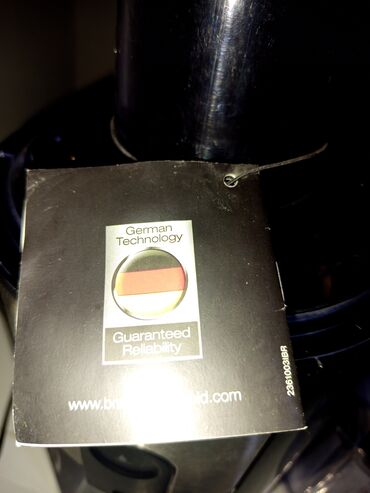 Şirəçəkənlər: Məhsul: Meyvə-tərəvəz şirəçəkəni Təsvir: - Rəng: qara, parlaq korpus — 4