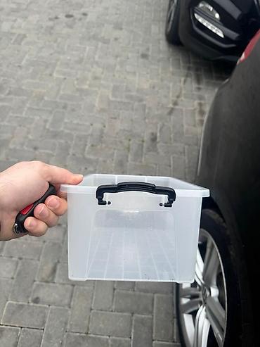 bıçag: Mətbəx bıçaqları dəsti + plastik saxlama qutuları - Bıçaqlar: 6 ədəd — 3