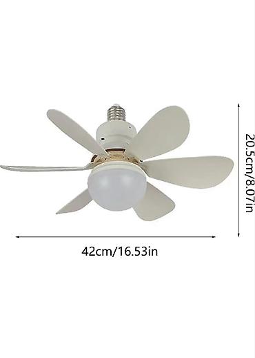 tavan sərinkeş: Patrona bağlanan Pultlu Tavan sərinkeşi + LED Lampa (40W) 52sm . ❄️ — 9