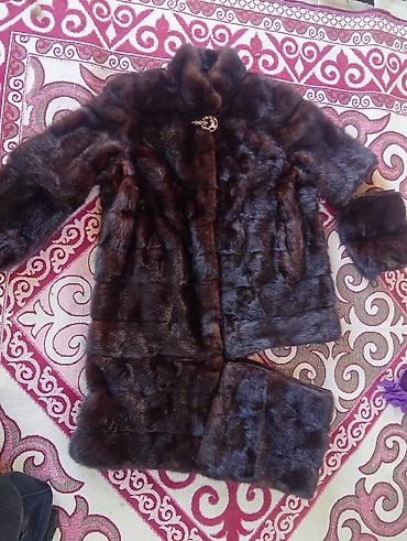 двойка женский зимний: Шуба, Норка, По колено, Трансформер, 3XL — 4