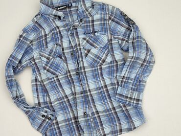reserved koszula w kratę: Shirt 3-4 years, condition - Perfect, pattern - Cell, color - Blue