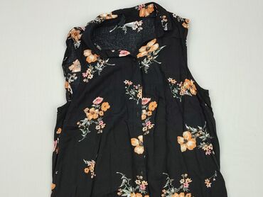 bluzki czarne w kwiaty: Bluzka Damska, H&M, S, stan - Bardzo dobry