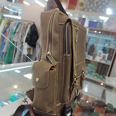 мужской рюкзак: Рюкзак, Материал: Натуральная кожа, Унисекс, Новый — 2