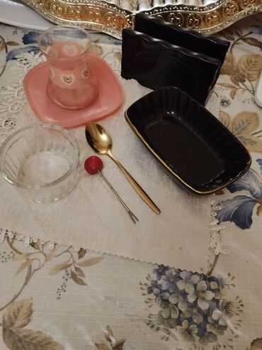 Nahar dəstləri və servizlər: Nahar dəsti, rəng - Yaşıl, Keramika — 8