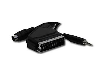 Aksesoari za TV i video: SCART na 3.5 mm + S-Video adapter/kabal - Konektori: SCART (21-pin) — 1